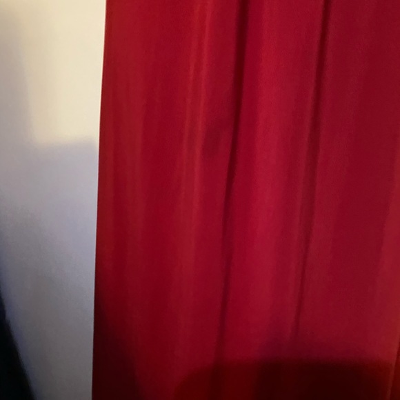 BCBGmaxazria red formal gown sweetheart neck dress - Picture 5 of 10